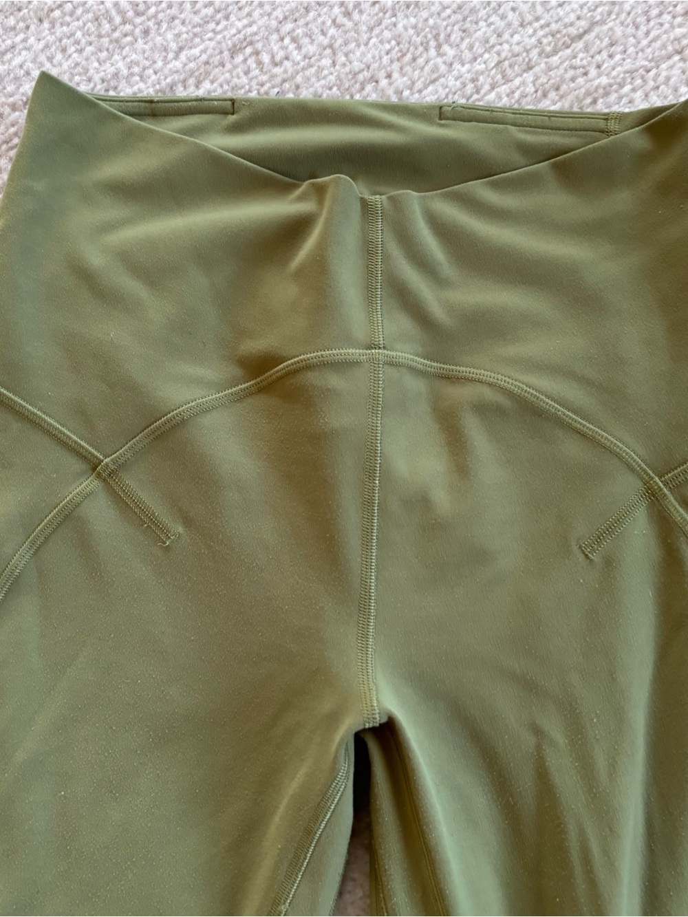lululemon athletica Olive Green High-Rise Leggings size 6 - Picture 8 of 11